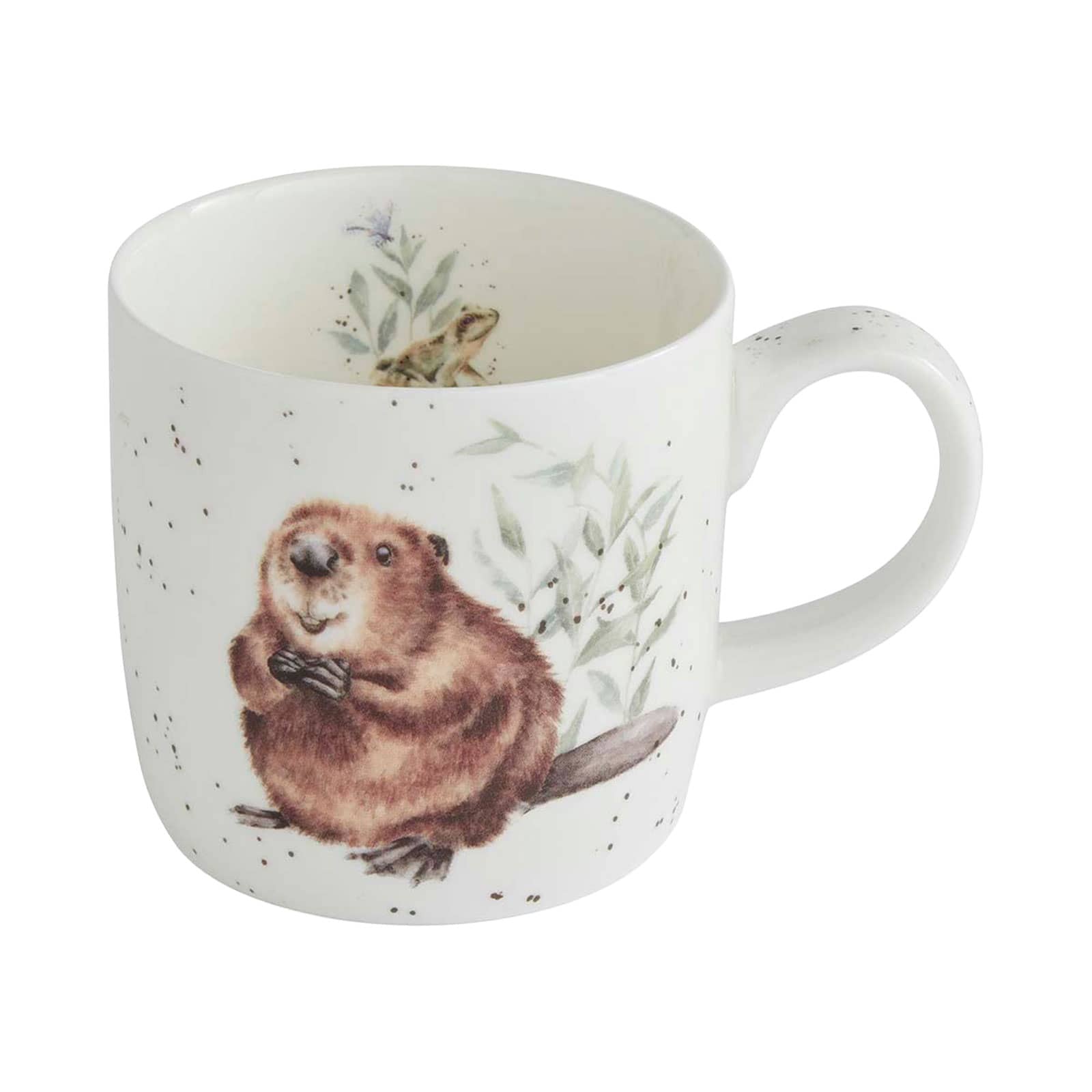 Royal Worcester Wrendale Designs Becher The Arborist / Biber 0,31ltr.