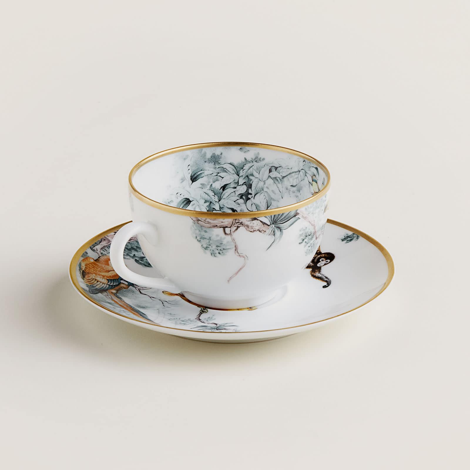 HERMÈS Paris Carnets d'Équateur Tee- / Kaffeetasse m. U. 0,20ltr.