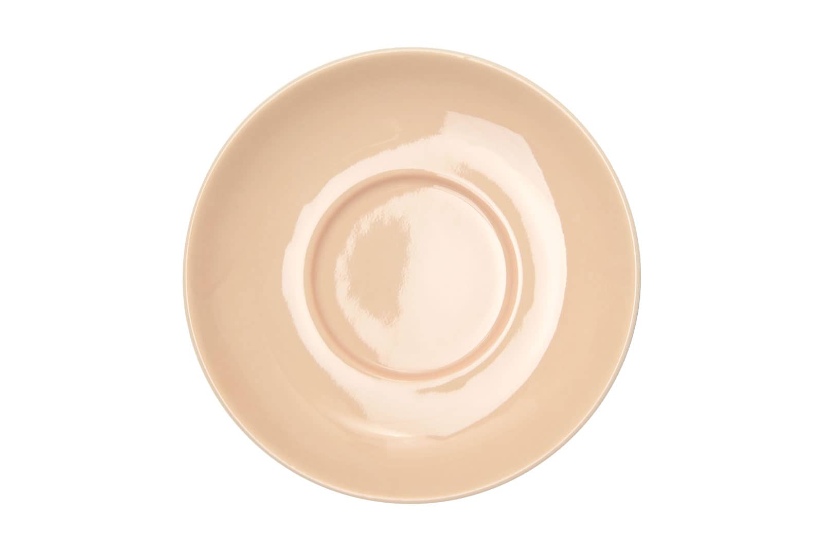 Dibbern Solid Color peach Cappuccino-Untertasse
