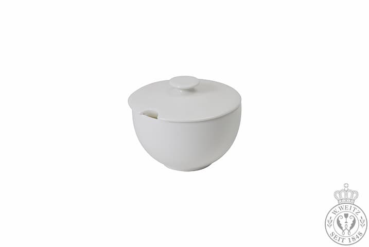 Dibbern Bone China weiß Classic Zuckerdose rund 0,25ltr.