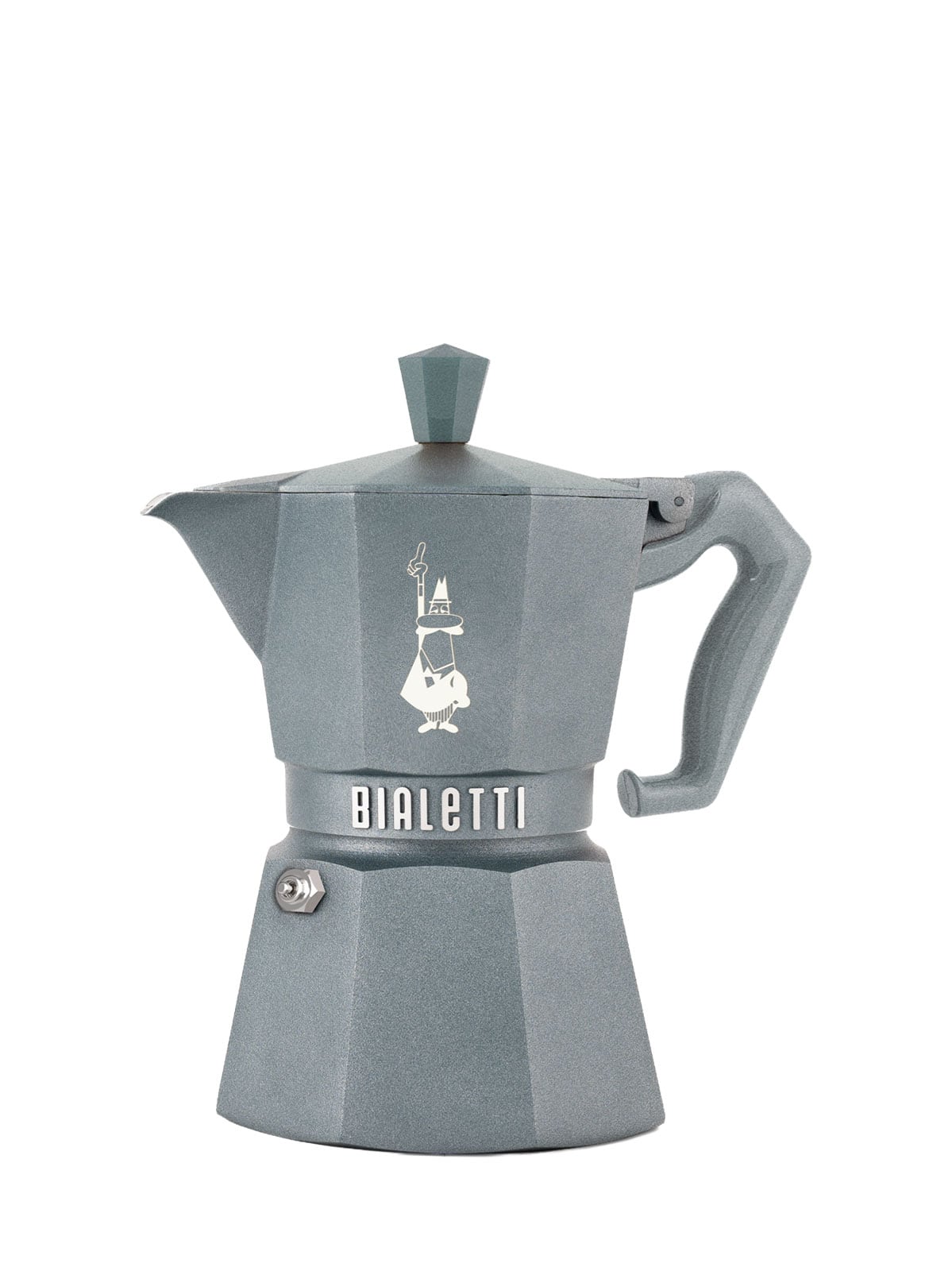 Bialetti Italien Moka Exclusive Induktion Espressokocher grau 3 Ta.