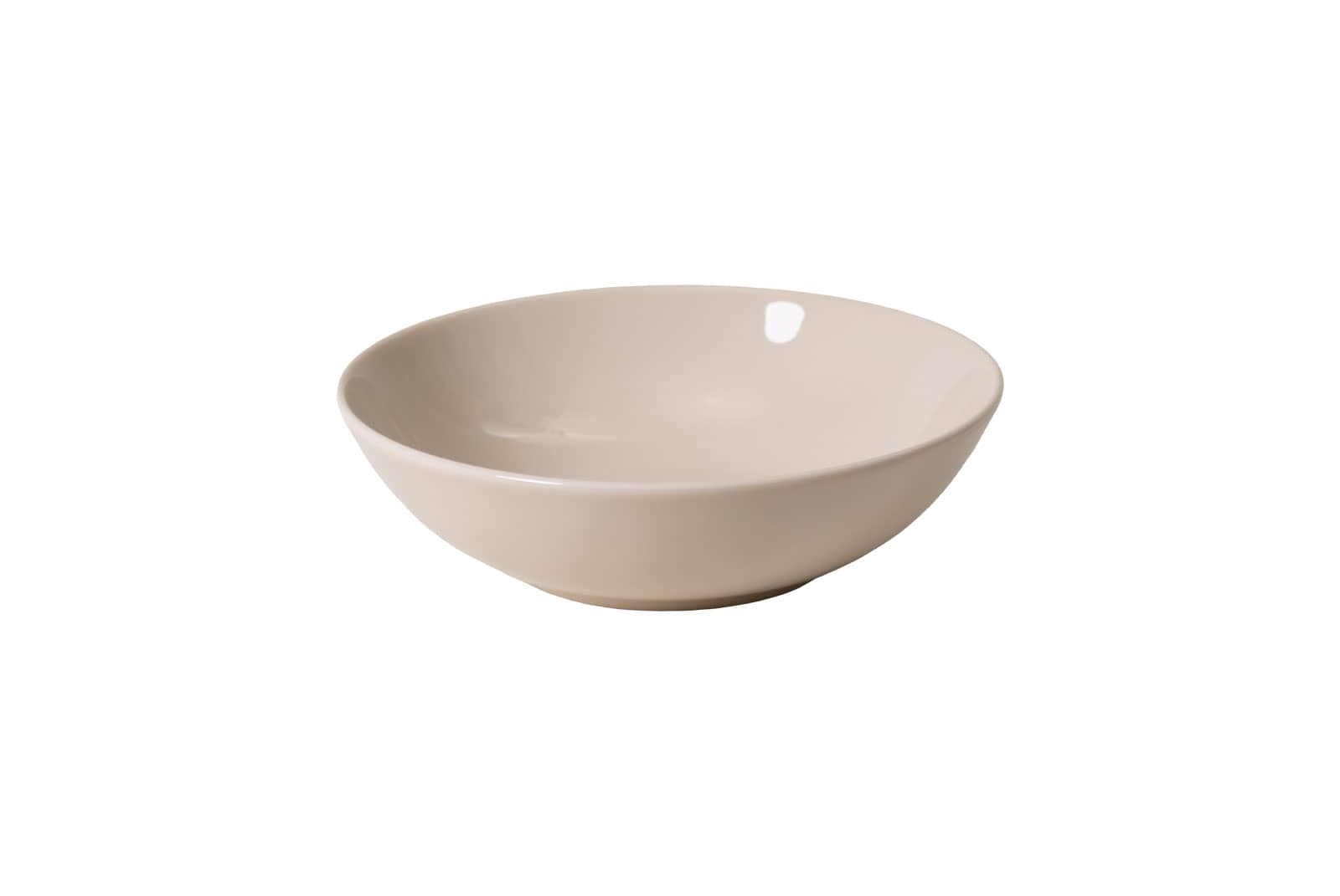 Die Dibbern One Color sand Schale ist ein kleines Porzellanschälchen mit beigefarbener Glasur.