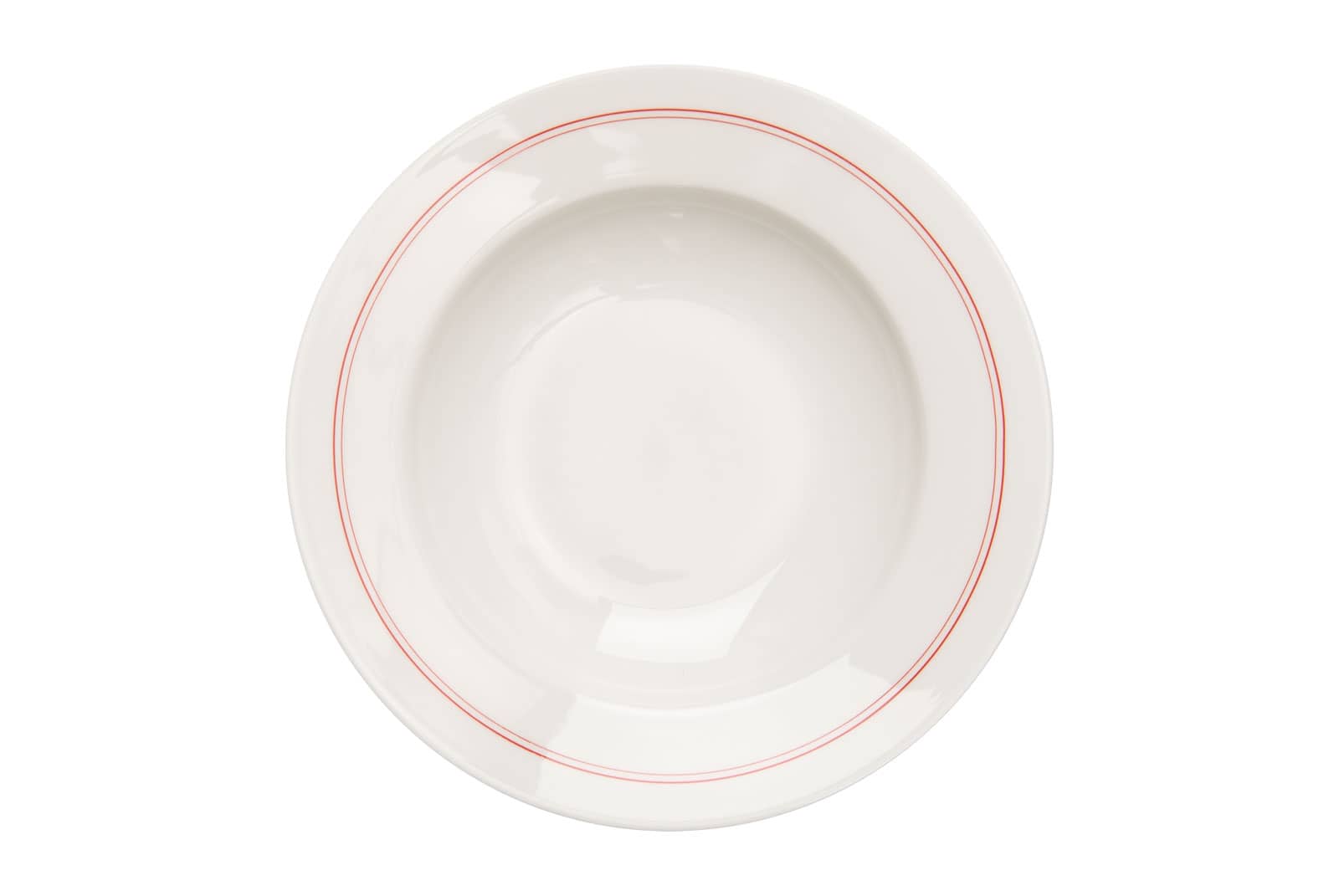 Dibbern Lines Classic Suppenteller 23cm rot