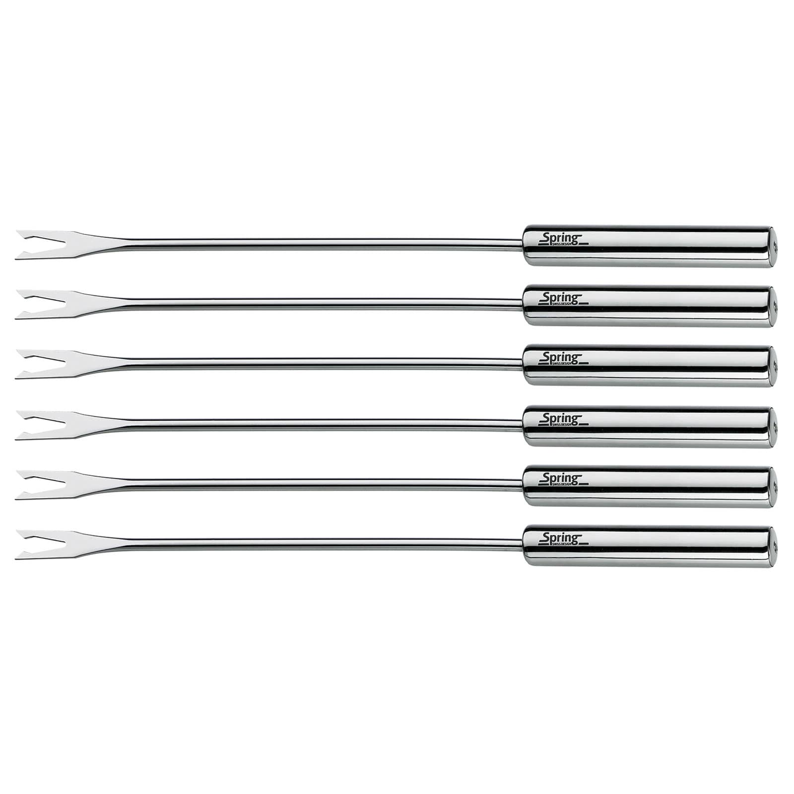 Spring Fondue-Gabeln Fleisch 6er Set Edelstahl