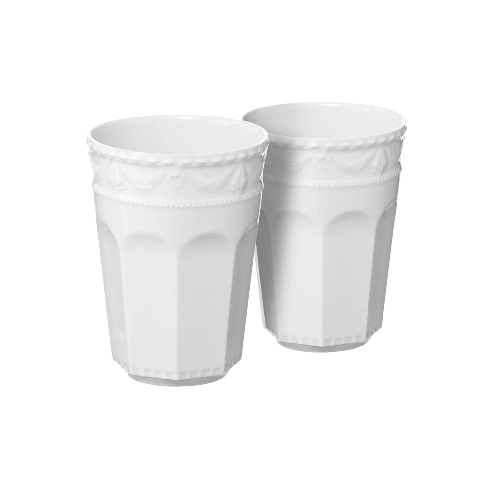 KPM -  Berlin Kurland weiß Becher Größe 2 Duo-Set 0,30ltr.