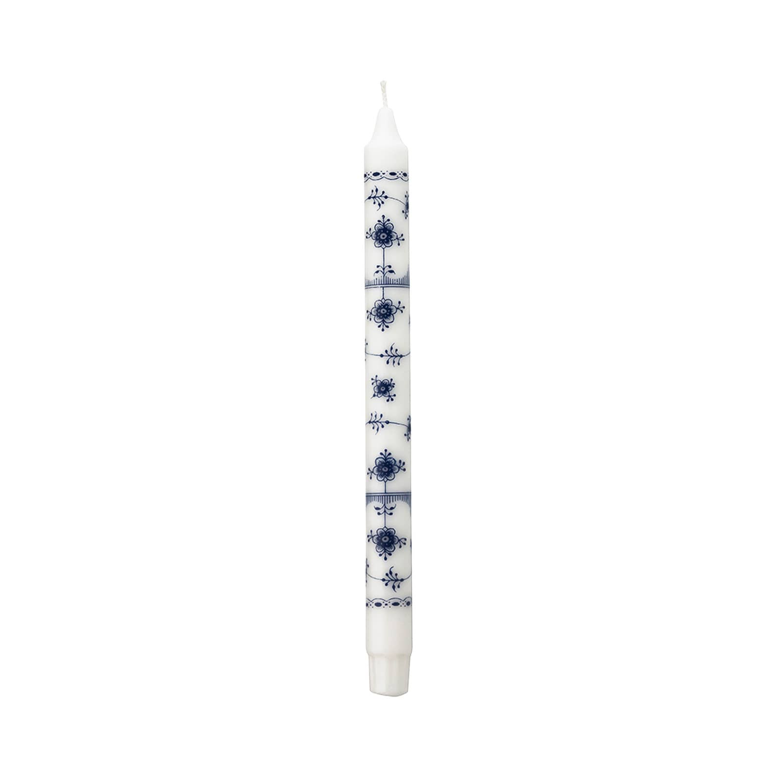 Kunstindustrien Royal Blue Fluted Stabkerze 24,0cm