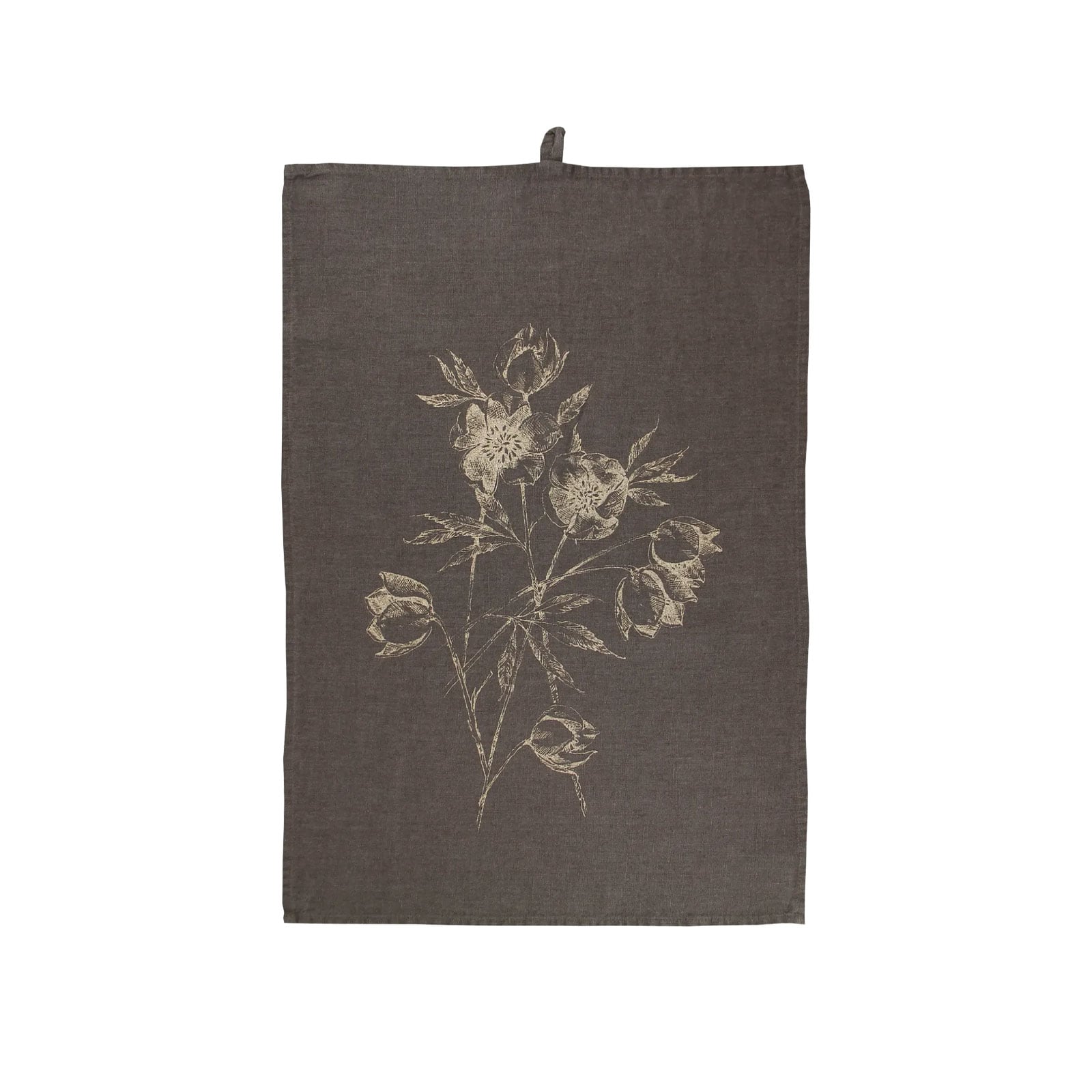 Dorothee Lehnen Helleborus Geschirrtuch 50x70cm brindle