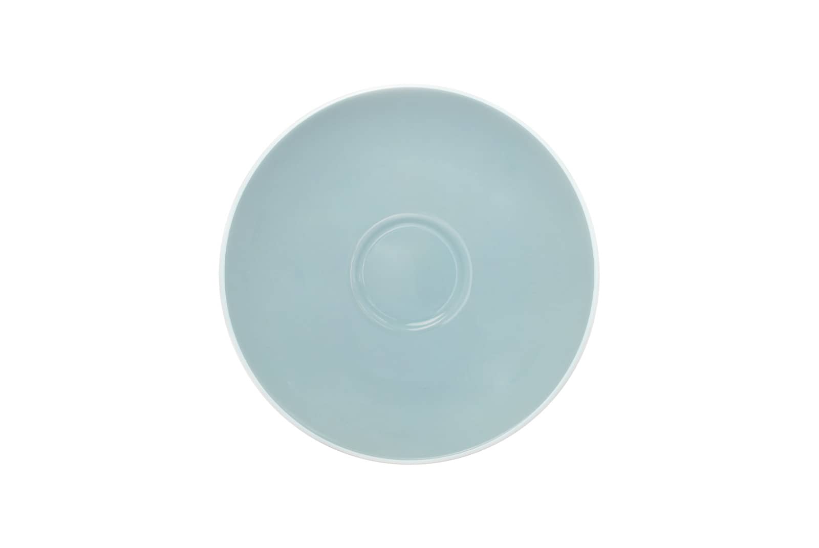 Dibbern Solid Color eisblau Espresso-Untertasse Classico