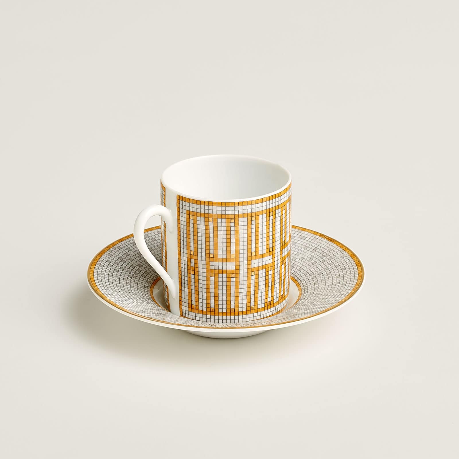 HERMÈS Paris Mosaïque au 24 Gold Espressotasse m. U. 0,10ltr.