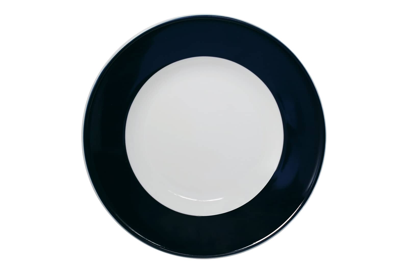 Dibbern Solid Color marine Frühstücksteller 19cm mit Fahne