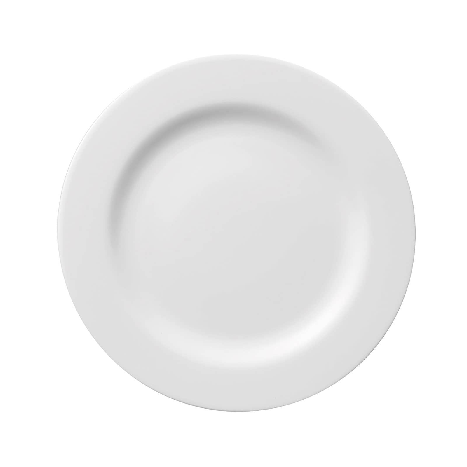 Der 22cm Frühstücksteller der Serie Moon weiß