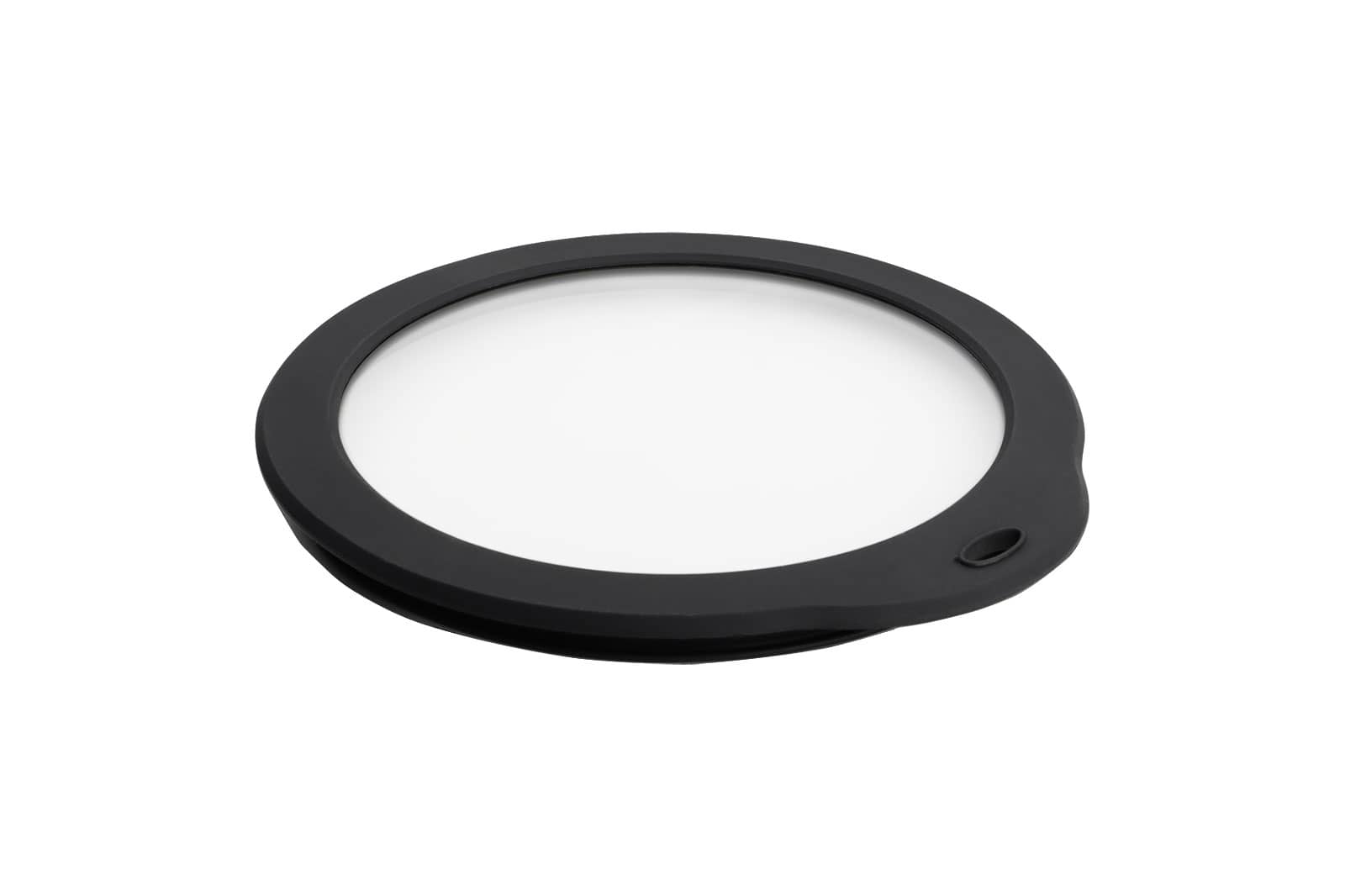Der 20cm Frischhaltedeckel aus Glas und Silikon von Weis