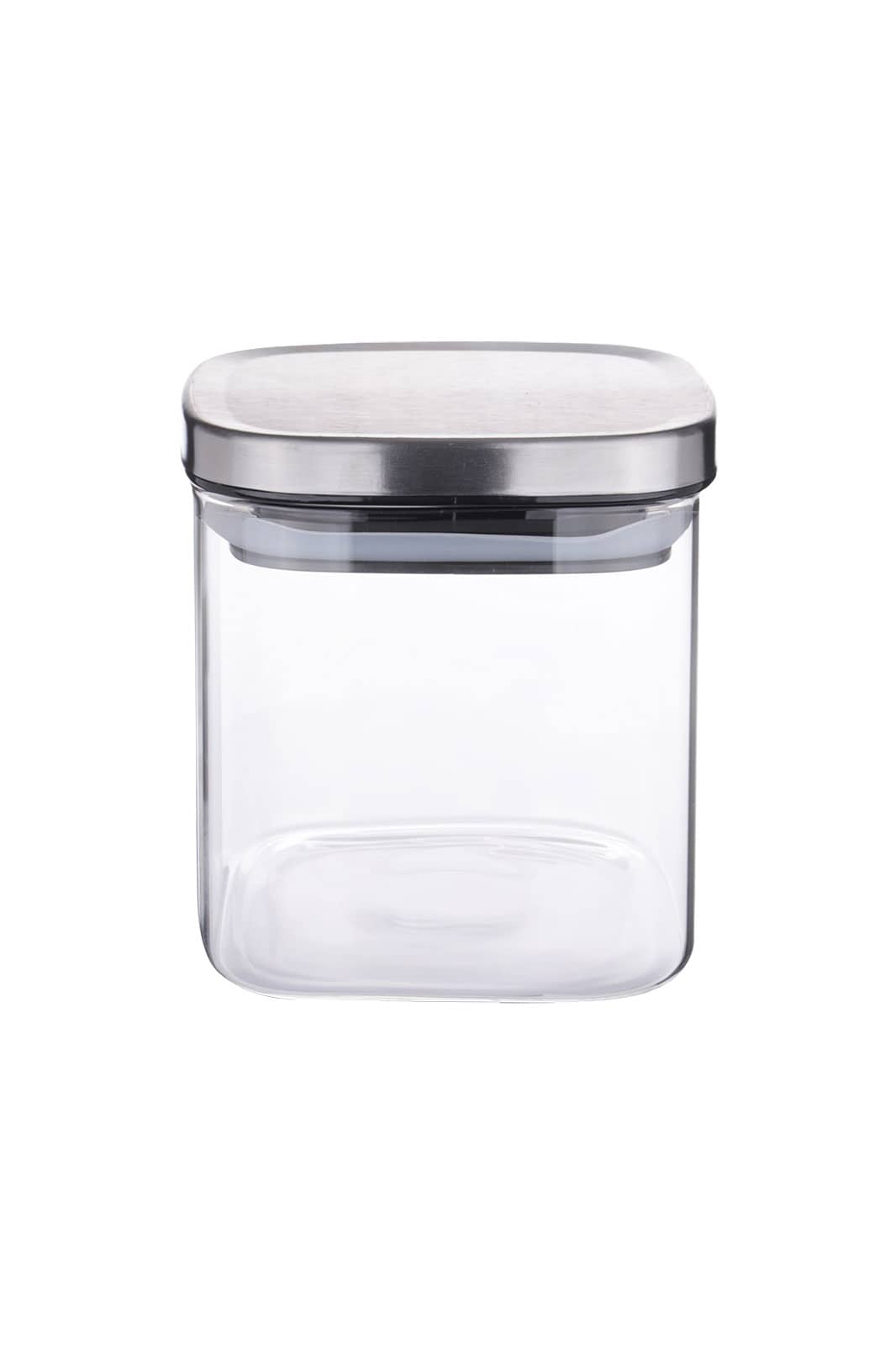 WEITZ Vorratsdose 0,60ltr. rechteckig Glas/Edelstahl Kollektion WEITZ