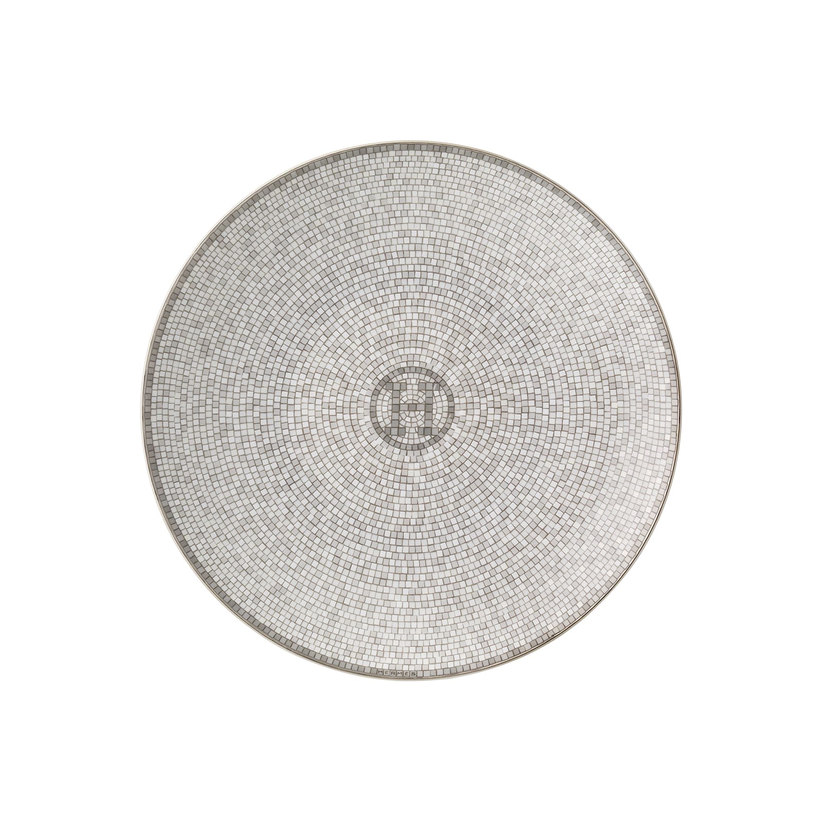 HERMÈS Paris Mosaïque au 24 Platin Brotteller 17cm