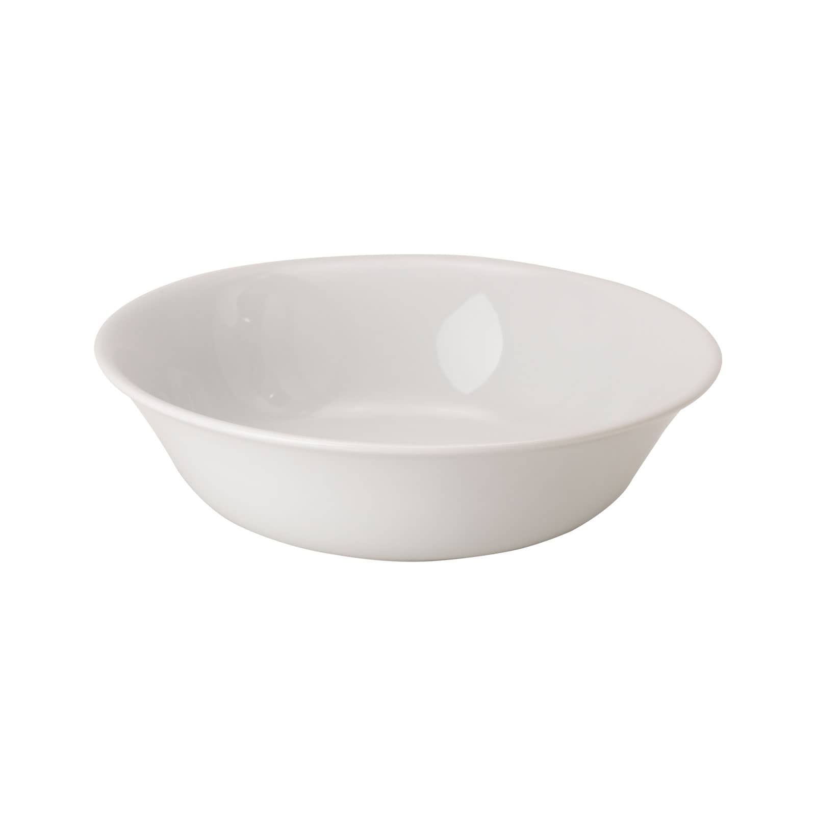 Die Limoges weiß Bowl 18cm von WEITZ ist eine Müslischale aus weißem Porzellan.