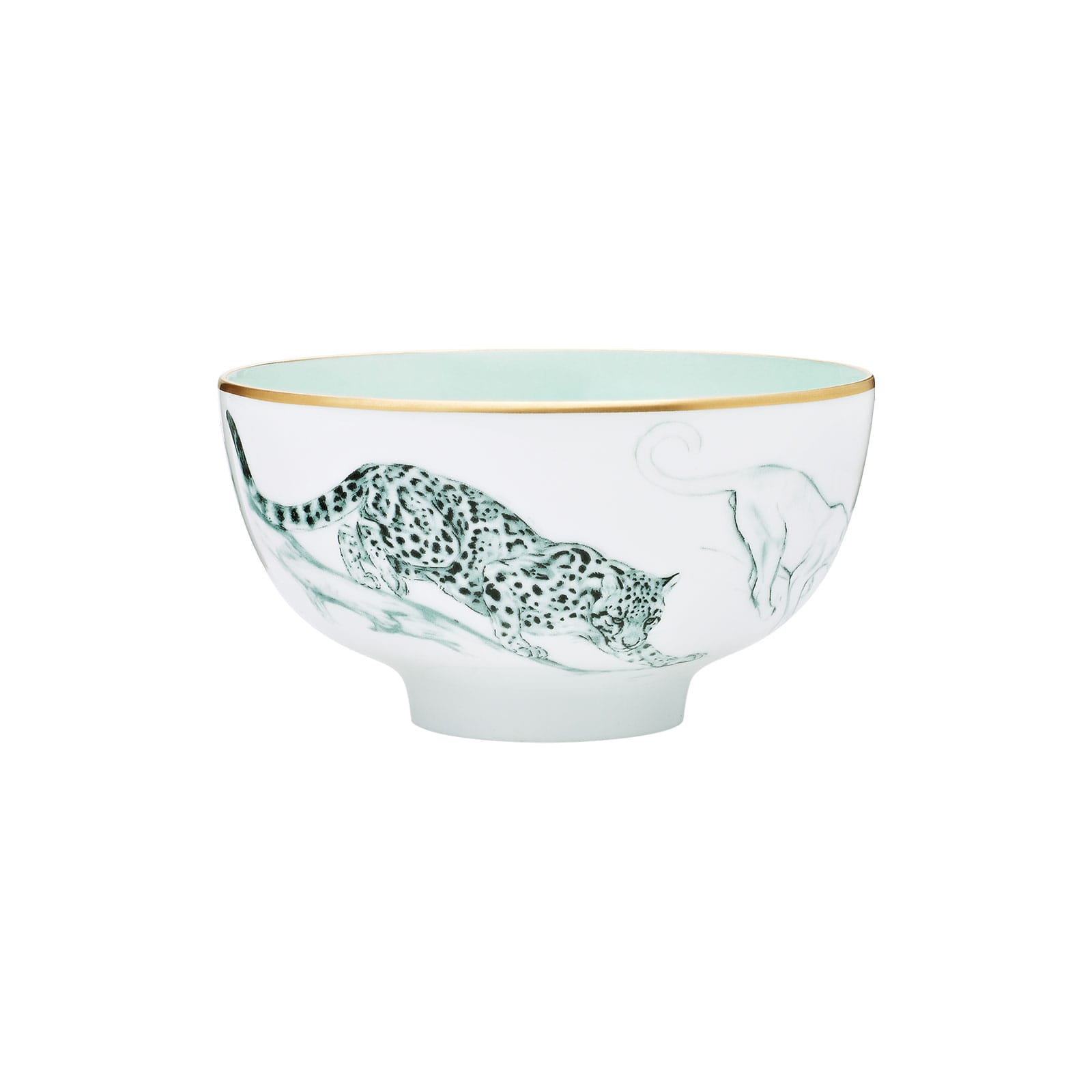 HERMÈS Paris Carnets d'Équateur Bowl Felines 12cm