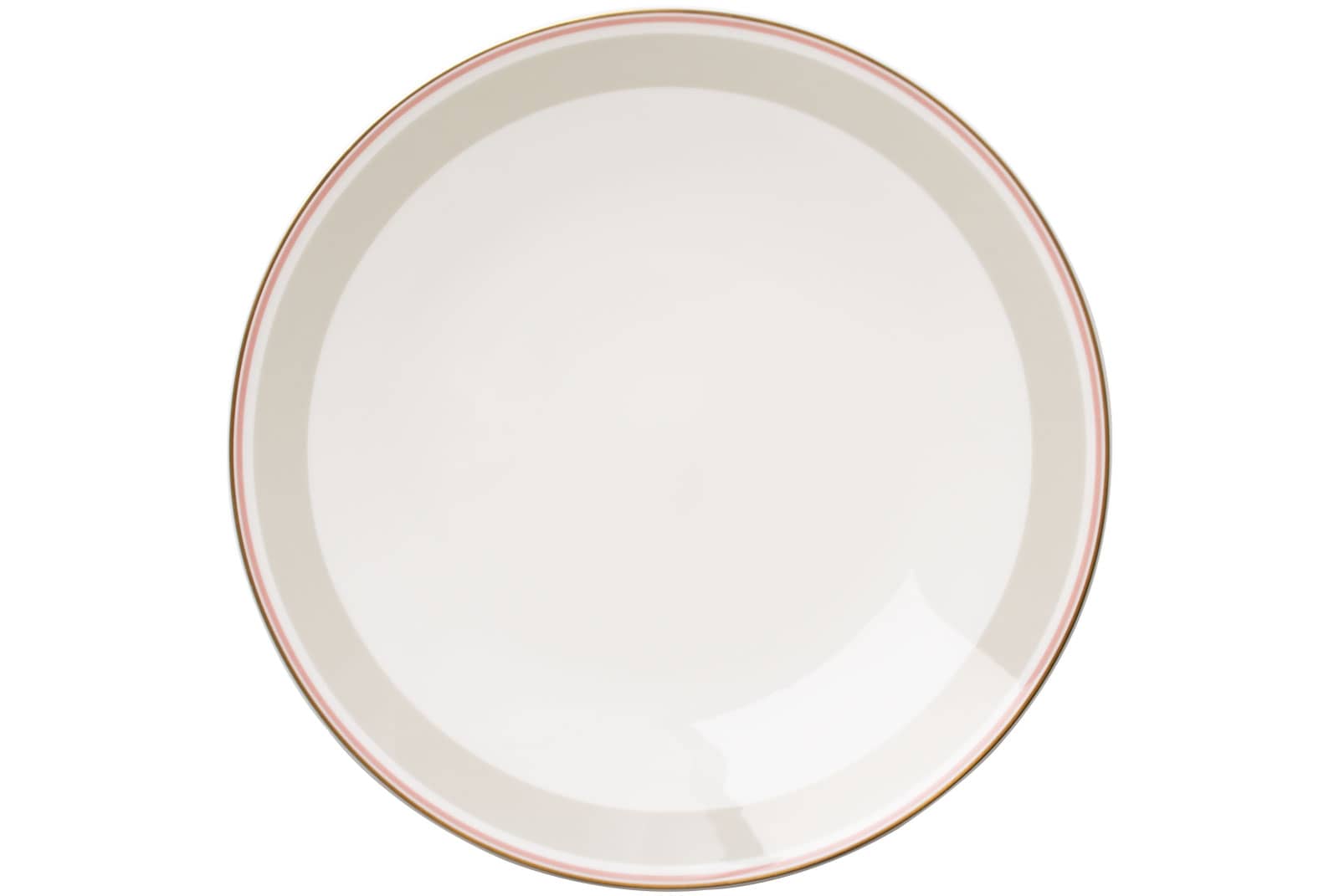 Der Speiseteller khaki/rosé der Dibbern Serie Capri