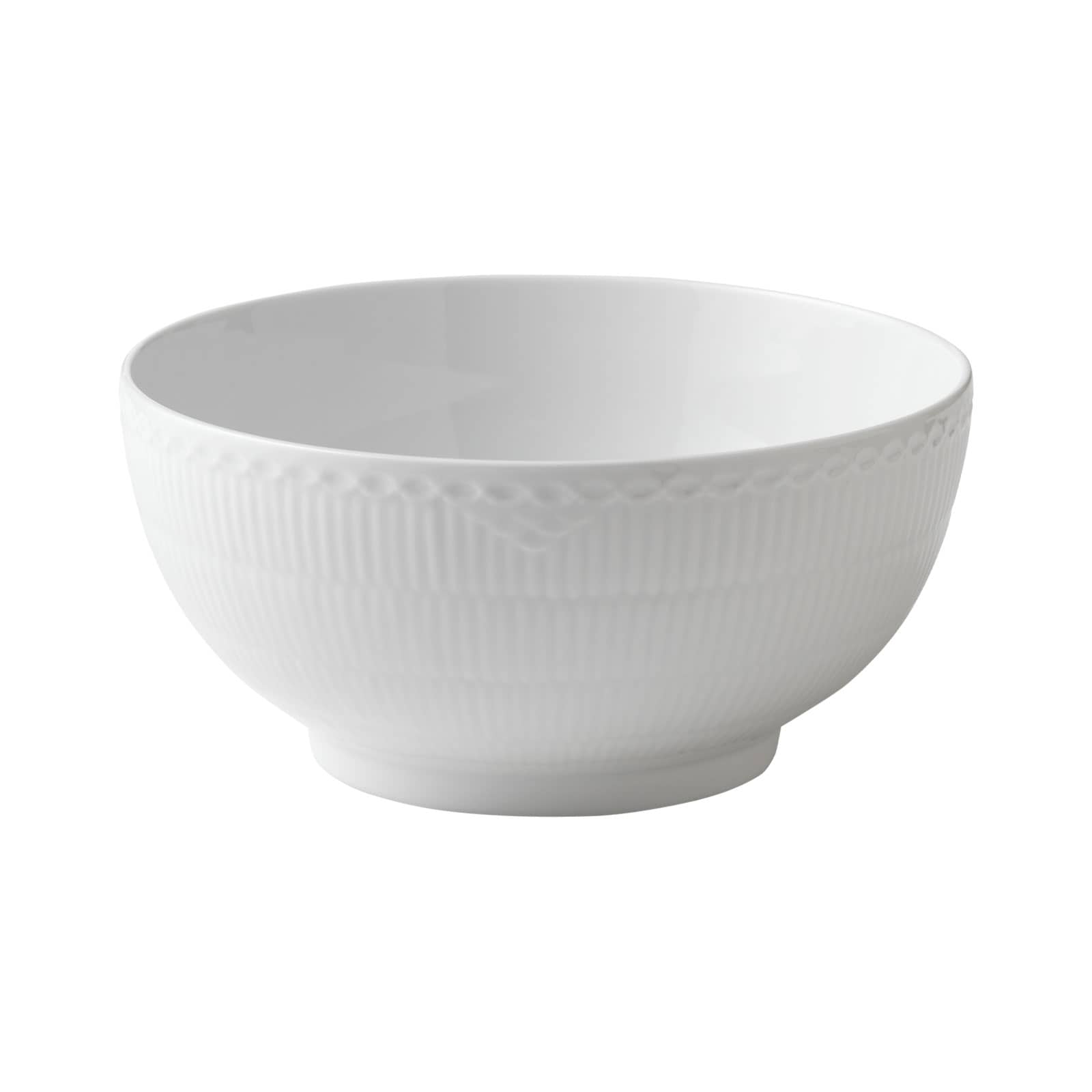 Royal Copenhagen Weiße Halbspitze Schüssel 24cm 1128579