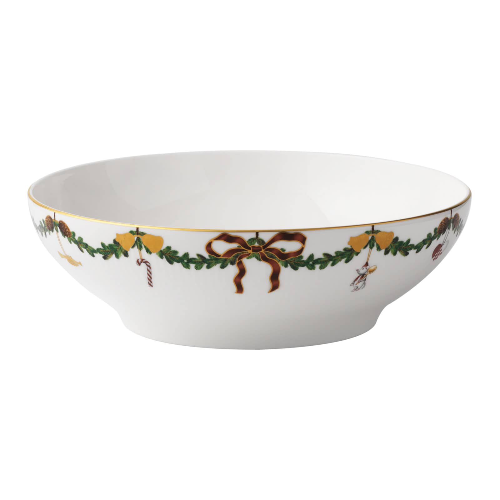 Royal Copenhagen Star Fluted Christmas Schüssel 26,5cm