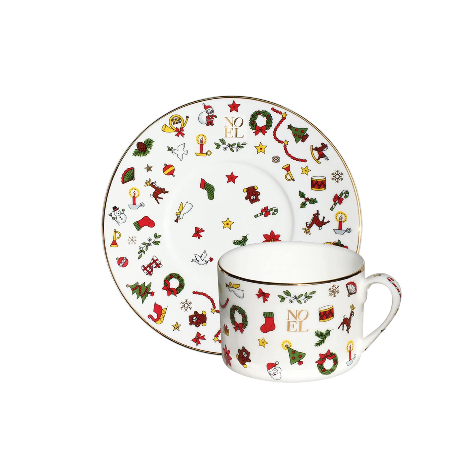 TAITÙ Noel Oro Kaffee-/ Teetasse mit Untertasse 0,23ltr.