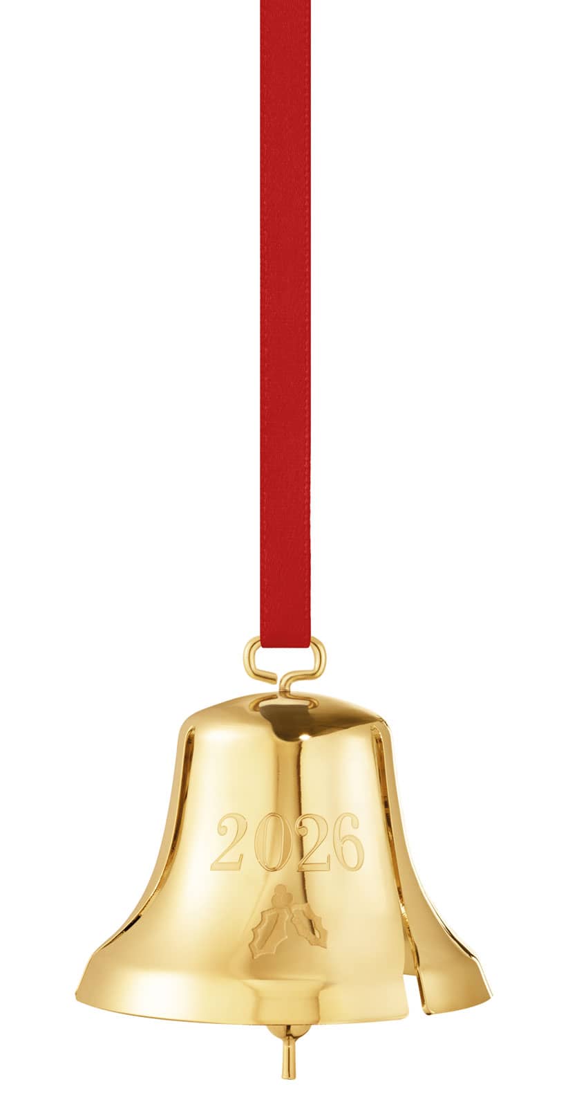 Georg Jensen 2026 Weihnachtsornament Glocke gold