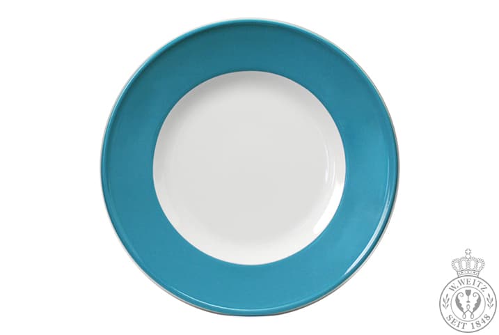 Dibbern Solid Color vintage blue Frühstücksteller 21cm
