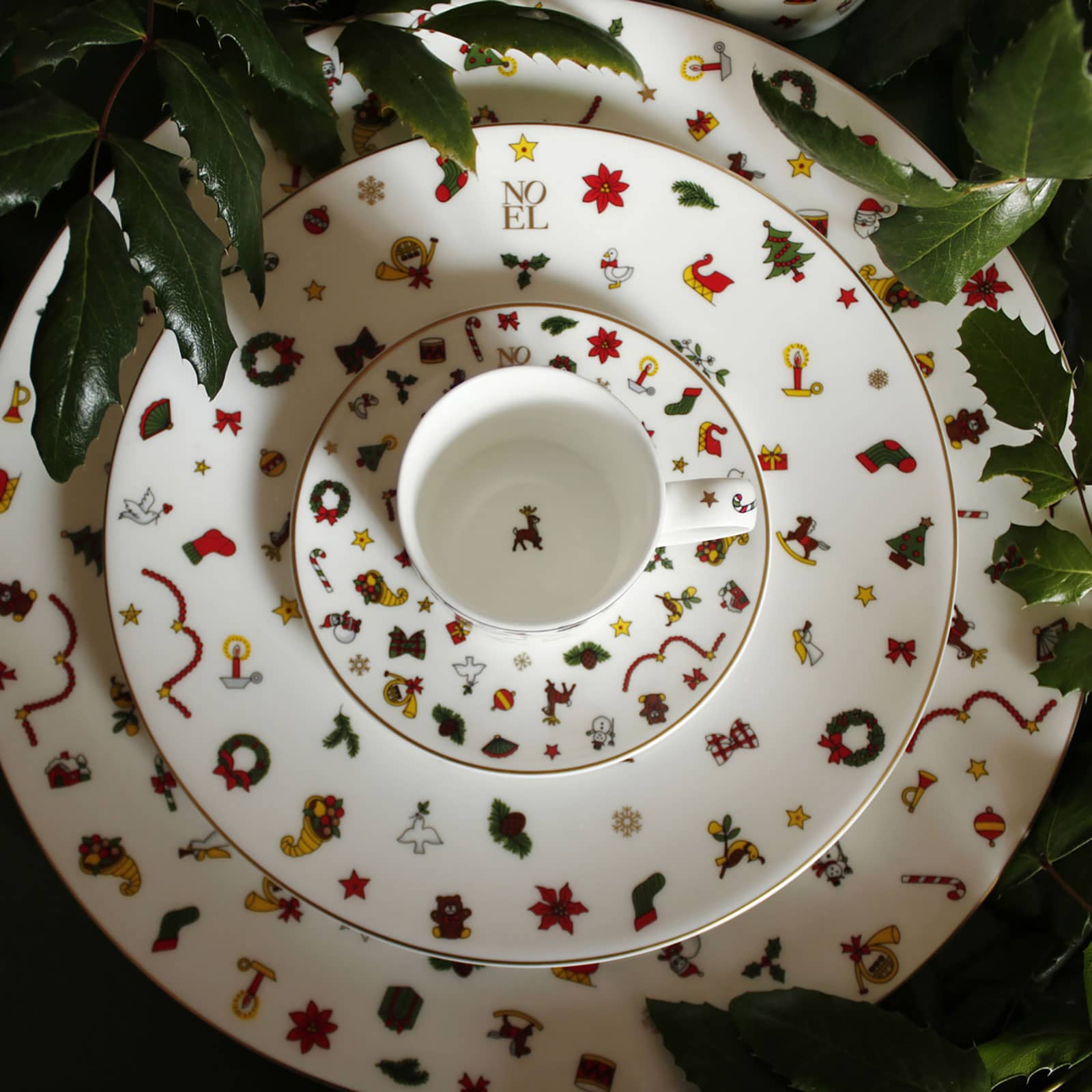 TAITÙ Noel Oro Kaffee-/ Teetasse mit Untertasse 0,23ltr.
