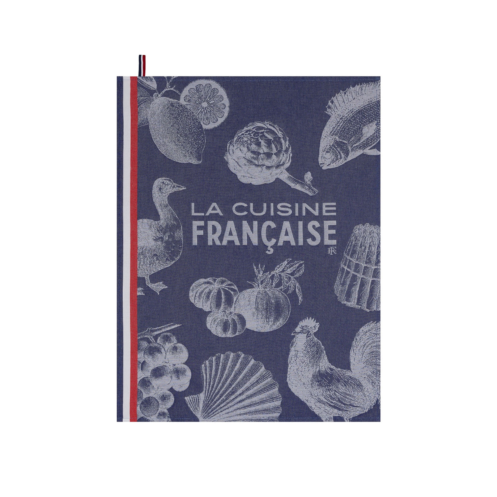 Le Jacquard Francais Gastronomie Geschirrtuch 80x60cm bleu