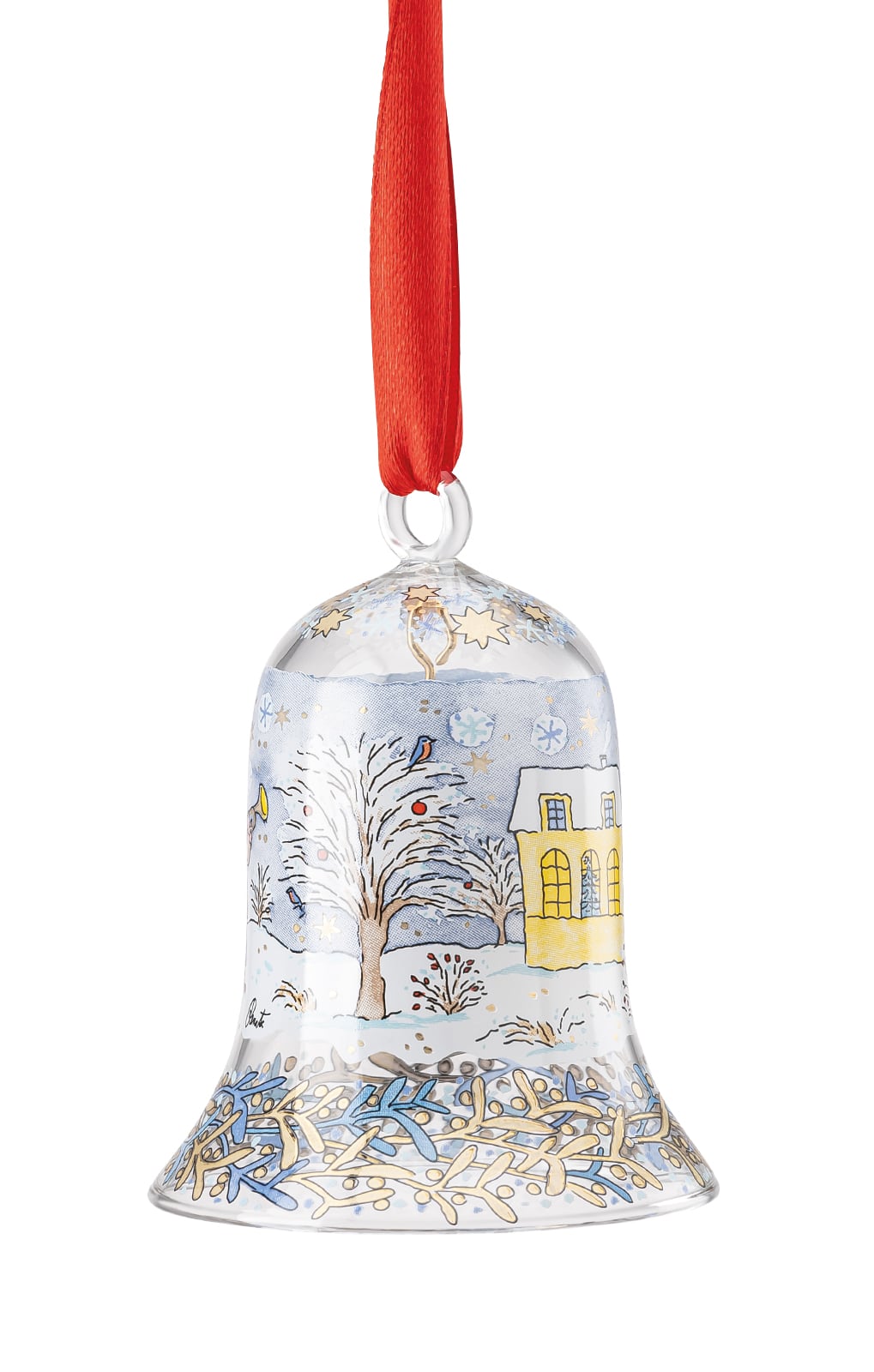 Hutschenreuther 2022 Weihnachtsabend Glocke Porzellan