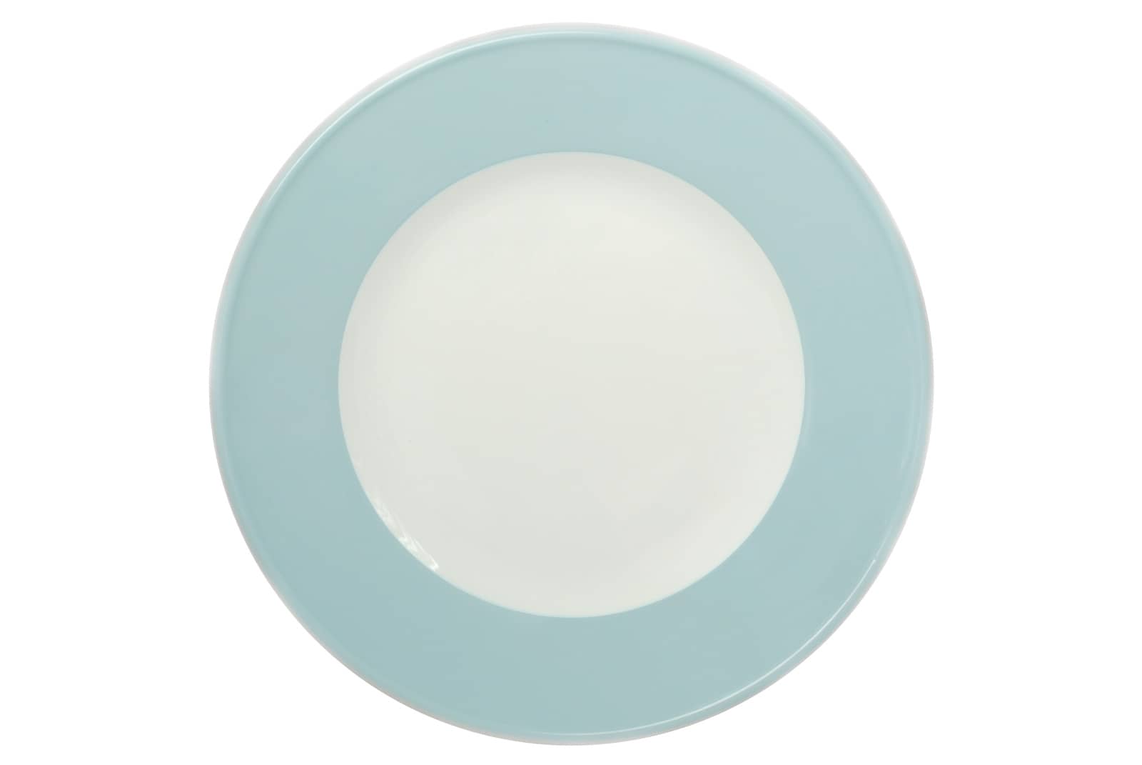 Dibbern Solid Color eisblau Frühstücksteller 21cm Fahne