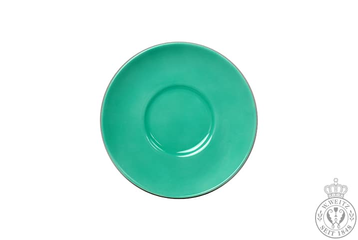 Dibbern Solid Color türkis Kaffee-Untertasse