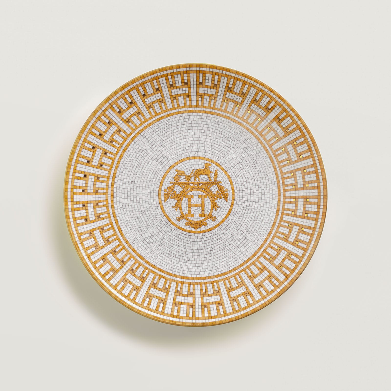HERMÈS Paris Mosaïque au 24 Gold Frühstücksteller 21cm