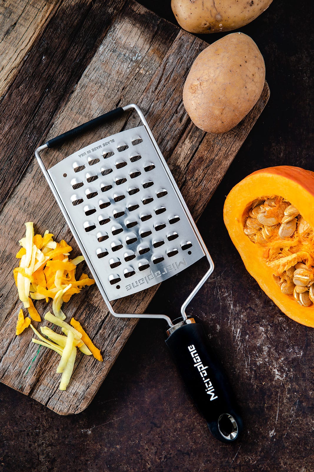 Microplane Gourmet Reibe XL Grob schwarz