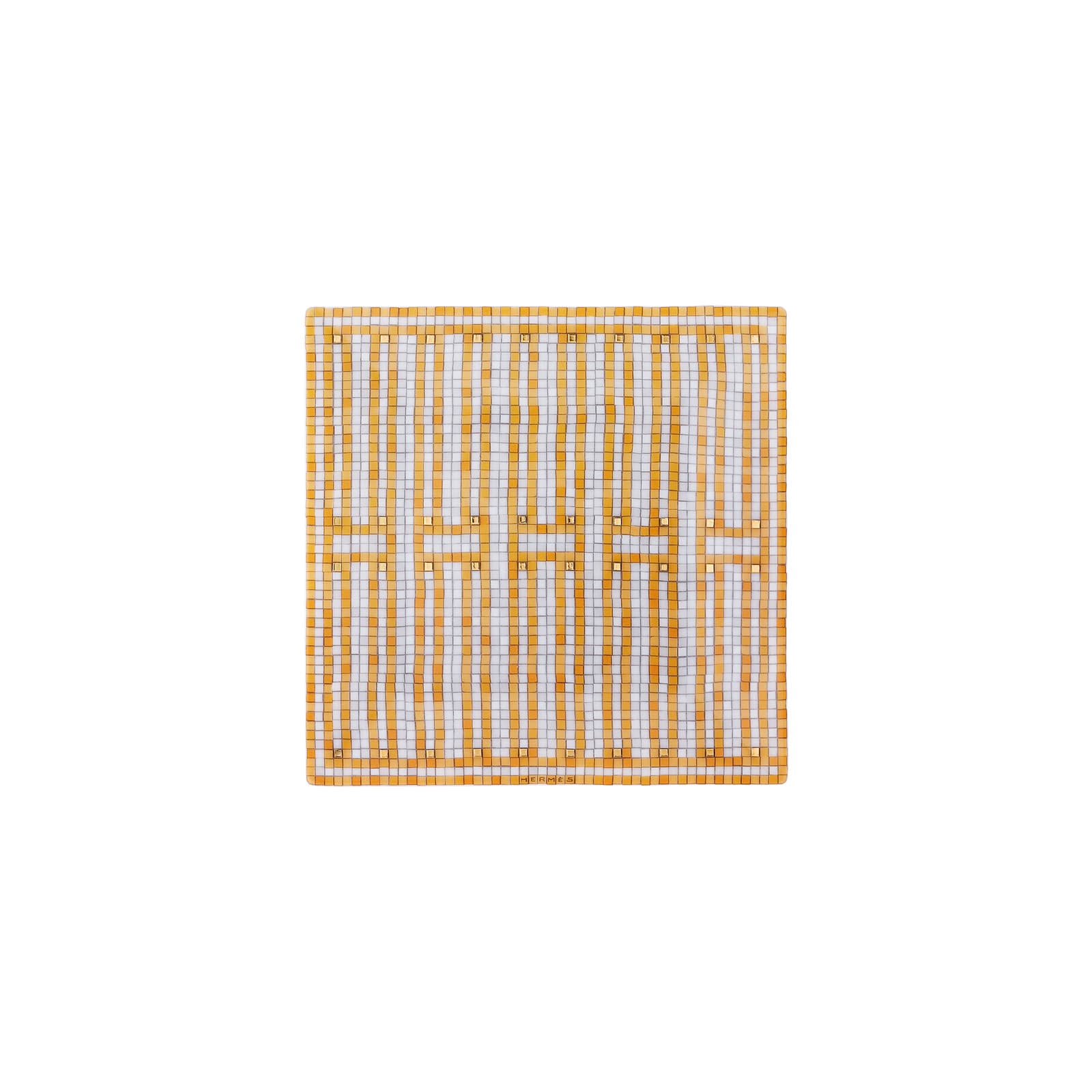HERMÈS Paris Mosaïque au 24 Gold Kleines Carré Nr.2 11x11cm