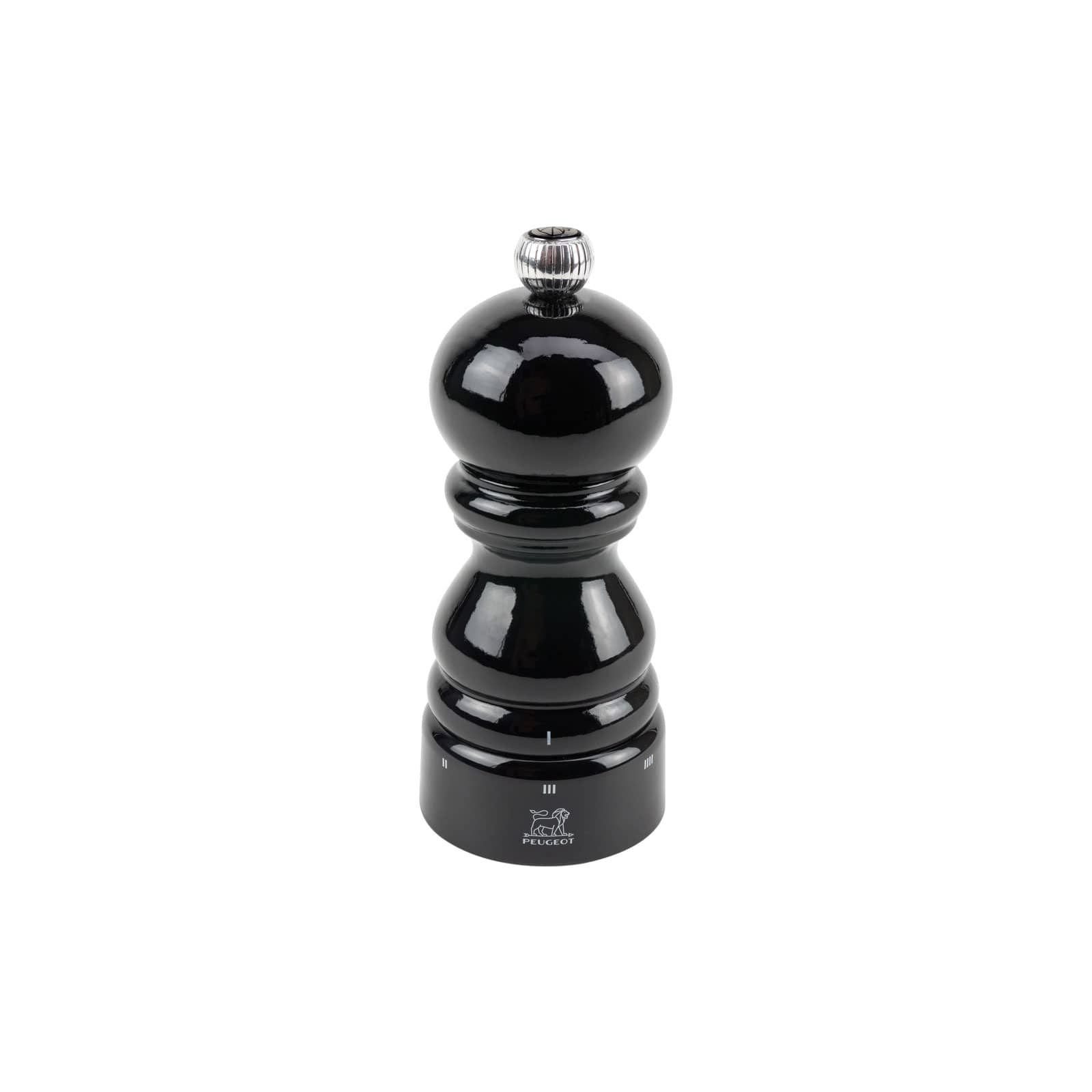 Peugeot Paris Pfeffermühle U Select schwarz lackiert 12cm