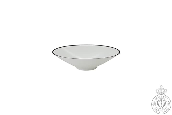 Dibbern Simplicity Dip-Schale oval 13,5cm schwarz
