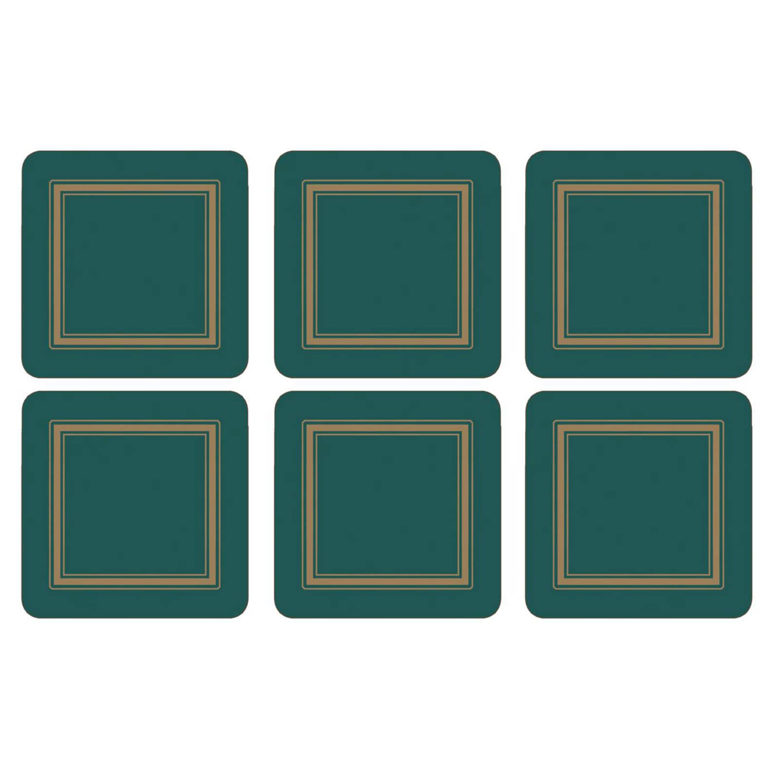 Pimpernel Classic Emerald Untersetzer 6er Set 10,5x10,5cm
