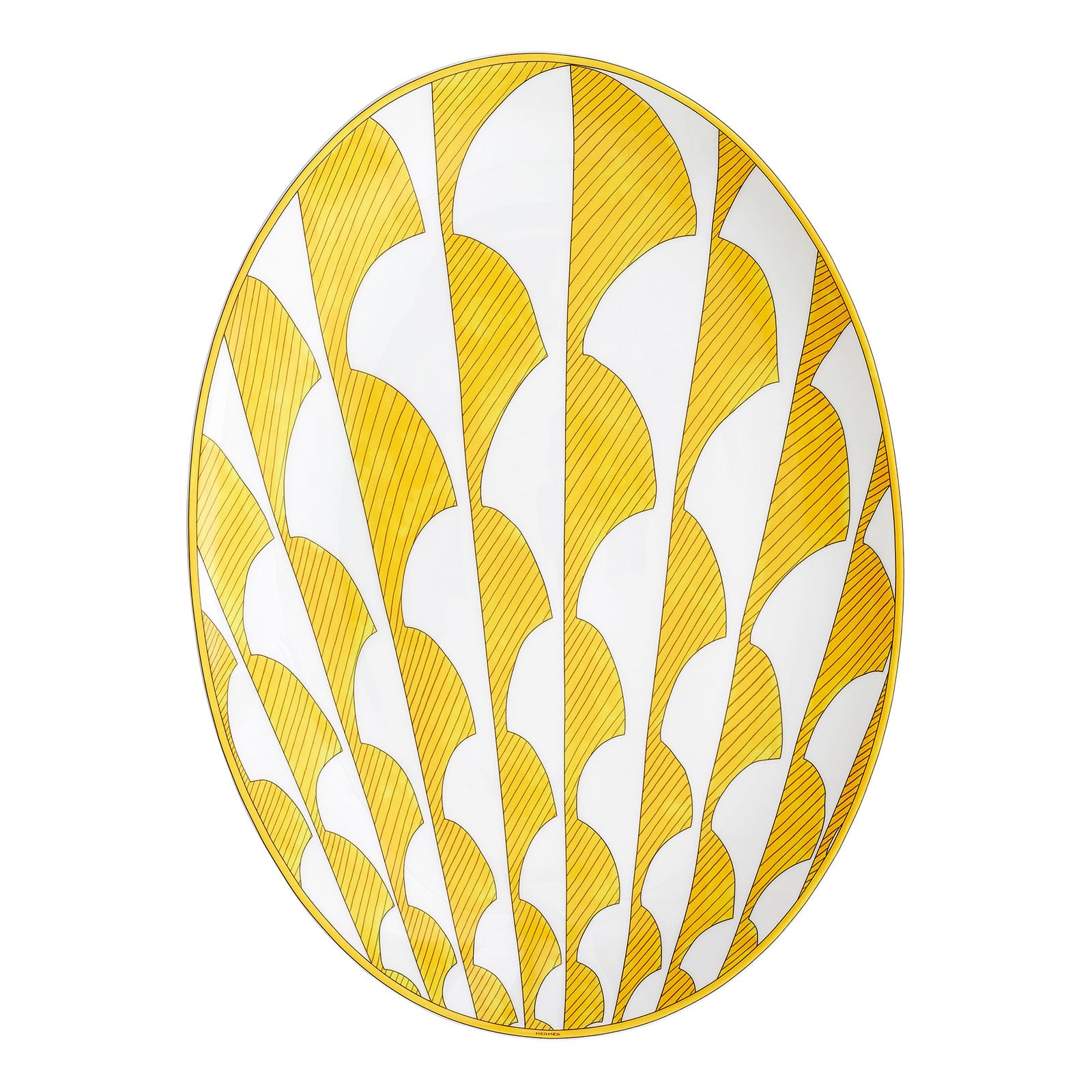 HERMÈS Paris Soleil d'HERMÈS Platte oval klein 36cm