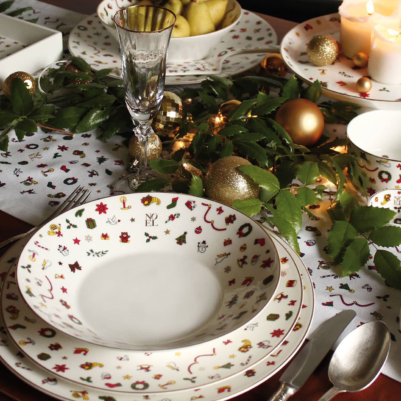 TAITÙ Noel Oro Suppenteller coupe 24cm