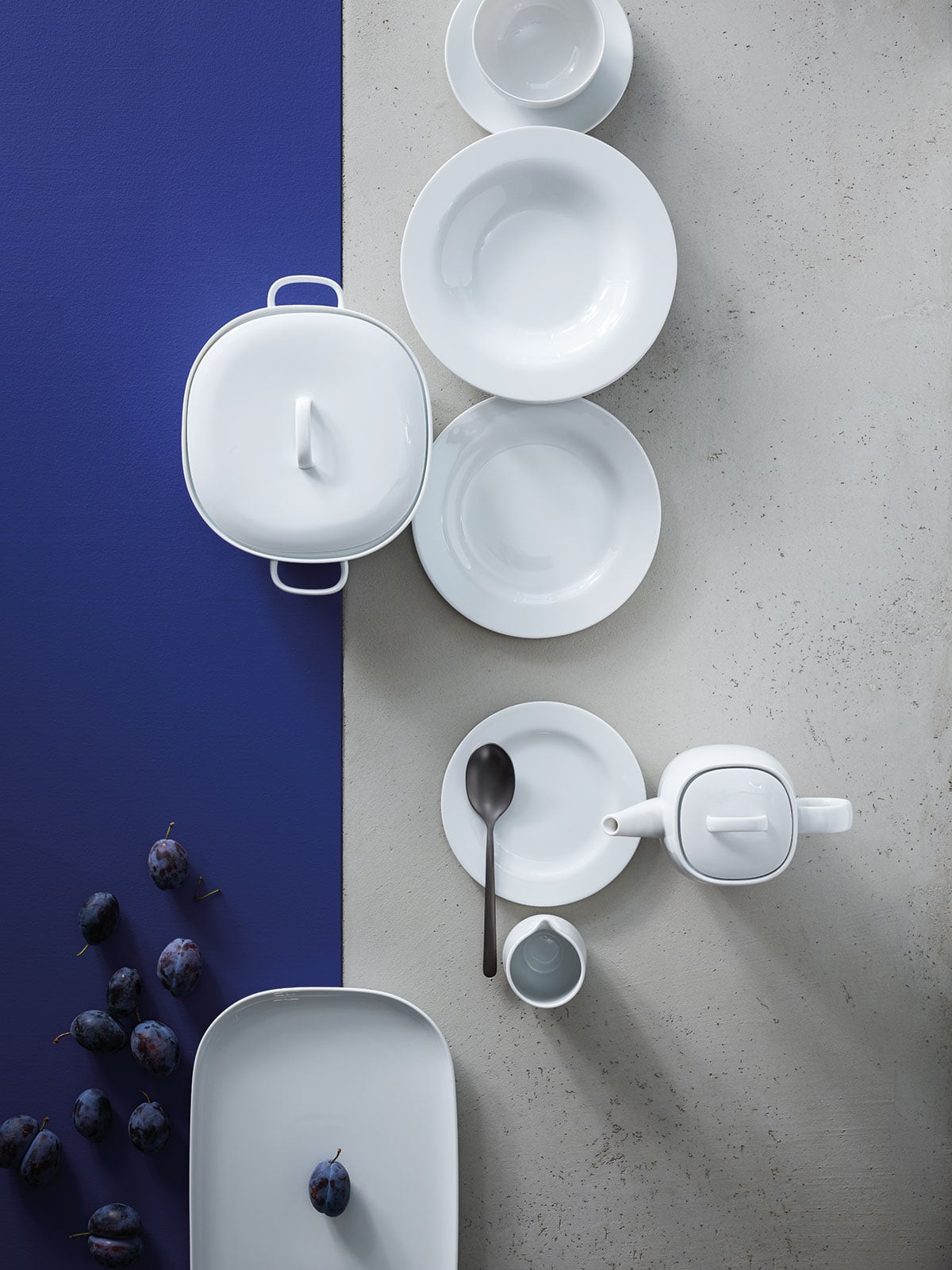 Rosenthal Moon weiß Suppenteller 24cm