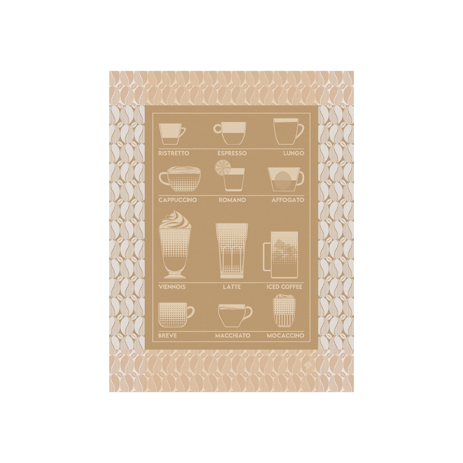 Le Jacquard Francais Barista Geschirrtuch 80x60cm latte