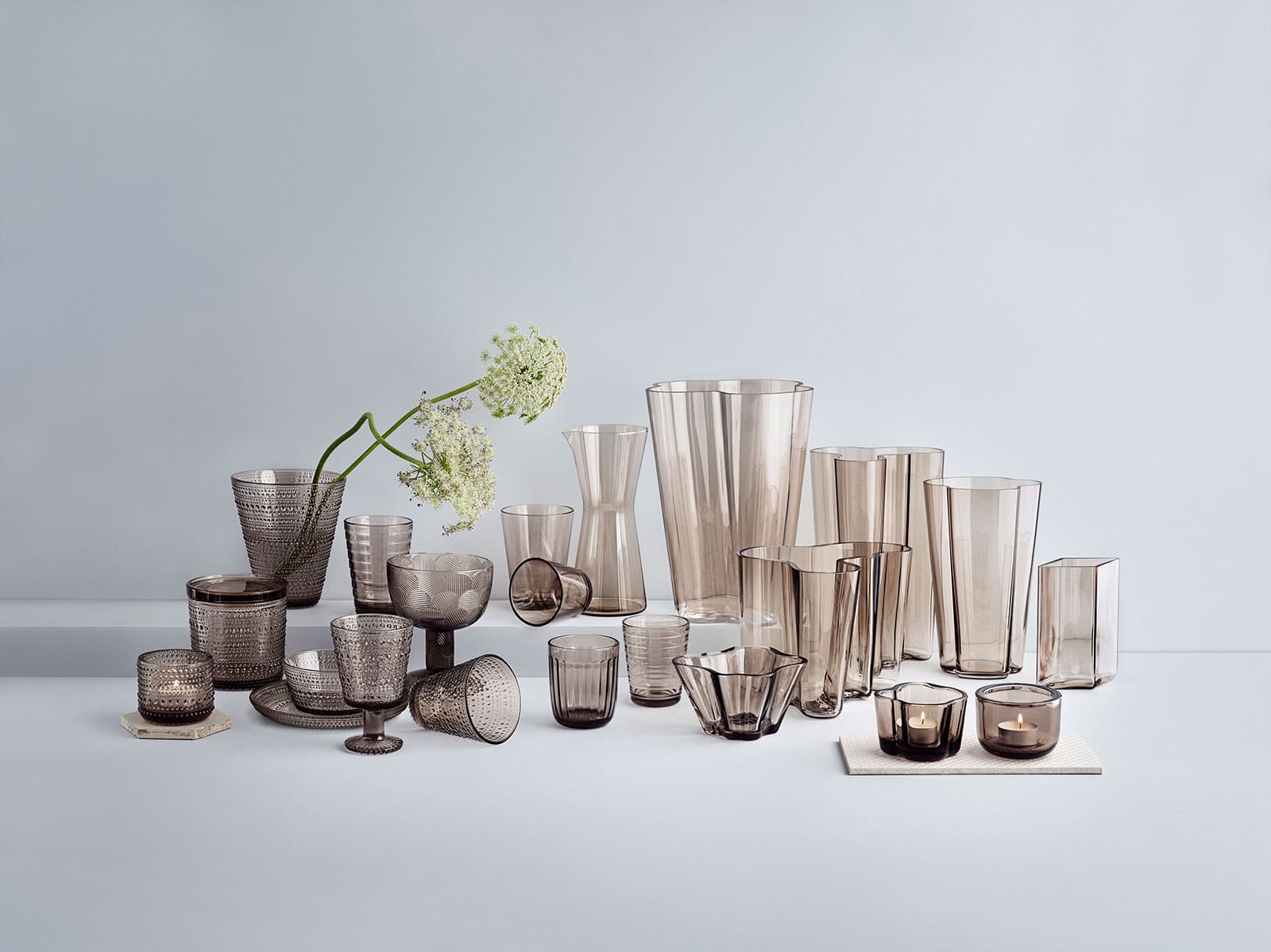 iittala Aino Aalto Glas 0,22ltr. linen/leinen