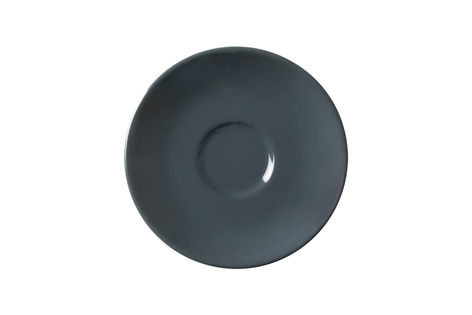 Solid Color anthrazit Espresso-Untertasse Classico