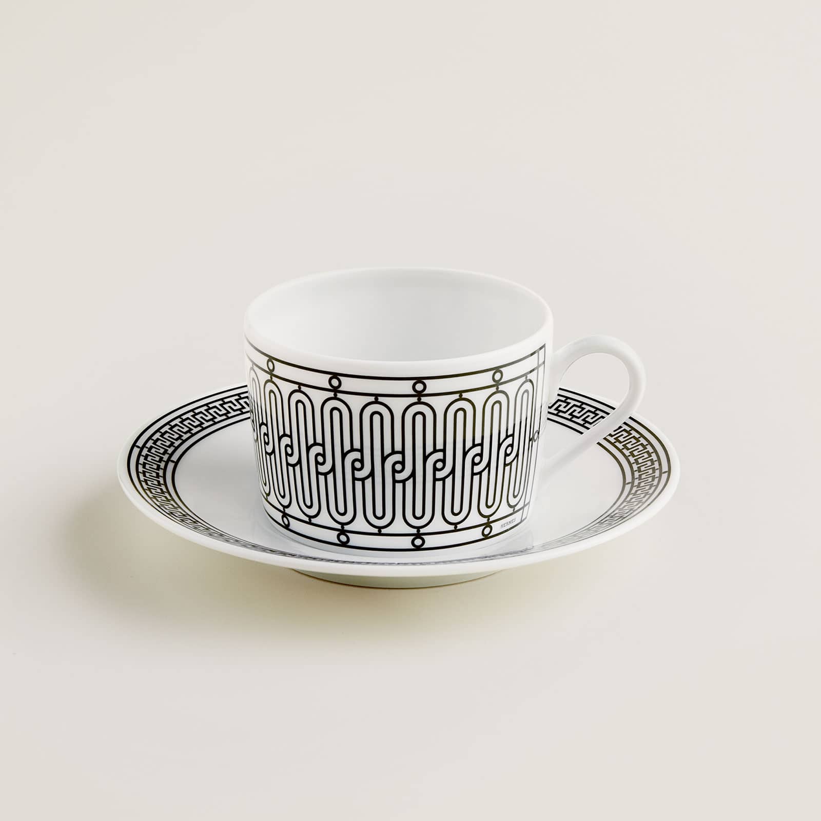 HERMÈS Paris H DÉCO Tee- und Kaffeetasse m. U. 0,16ltr.