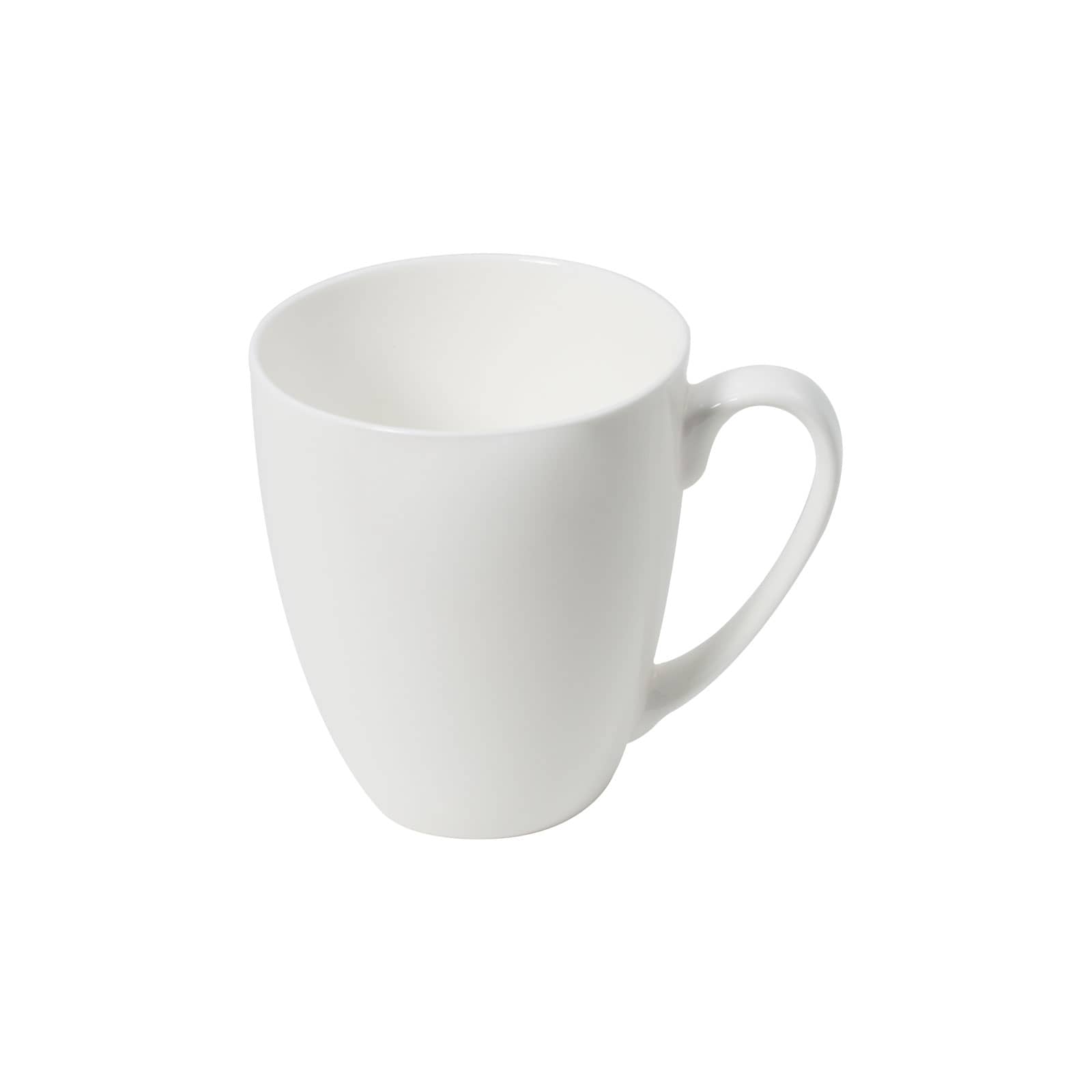 WEITZ Bone China weiß Henkelbecher 0,30ltr.