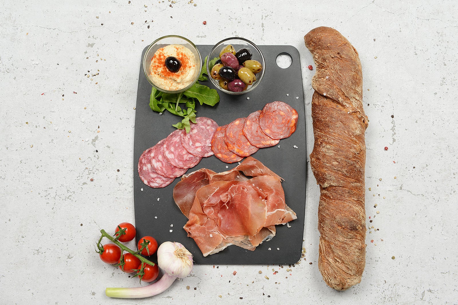 Jade Gourmet Kitchen Schneidebrett schwarz 37,0x27,5cm