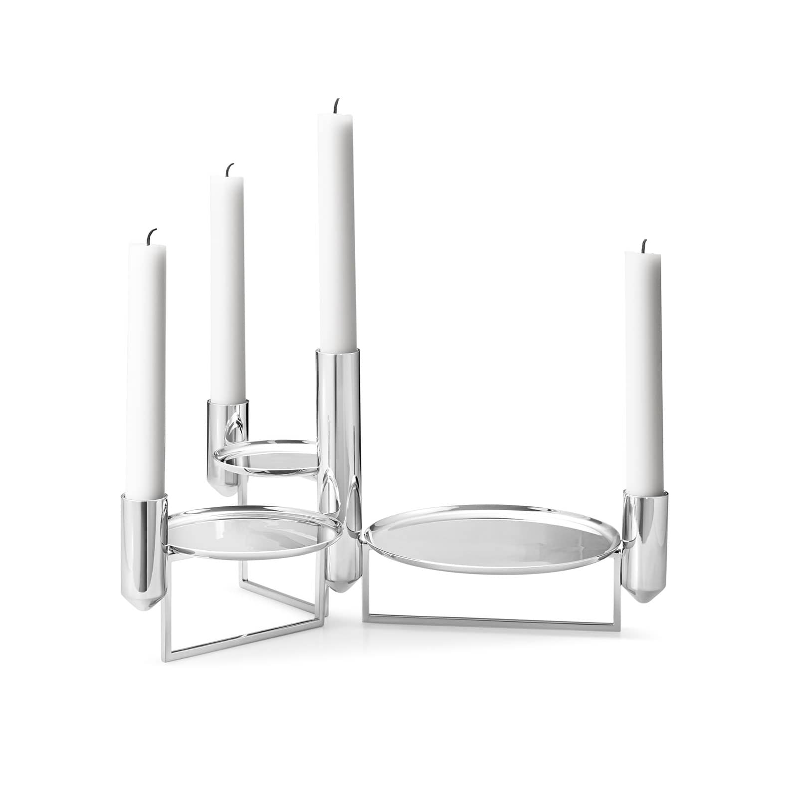 Georg Jensen Tunes Kerzenleuchter 4-flammig Edelstahl