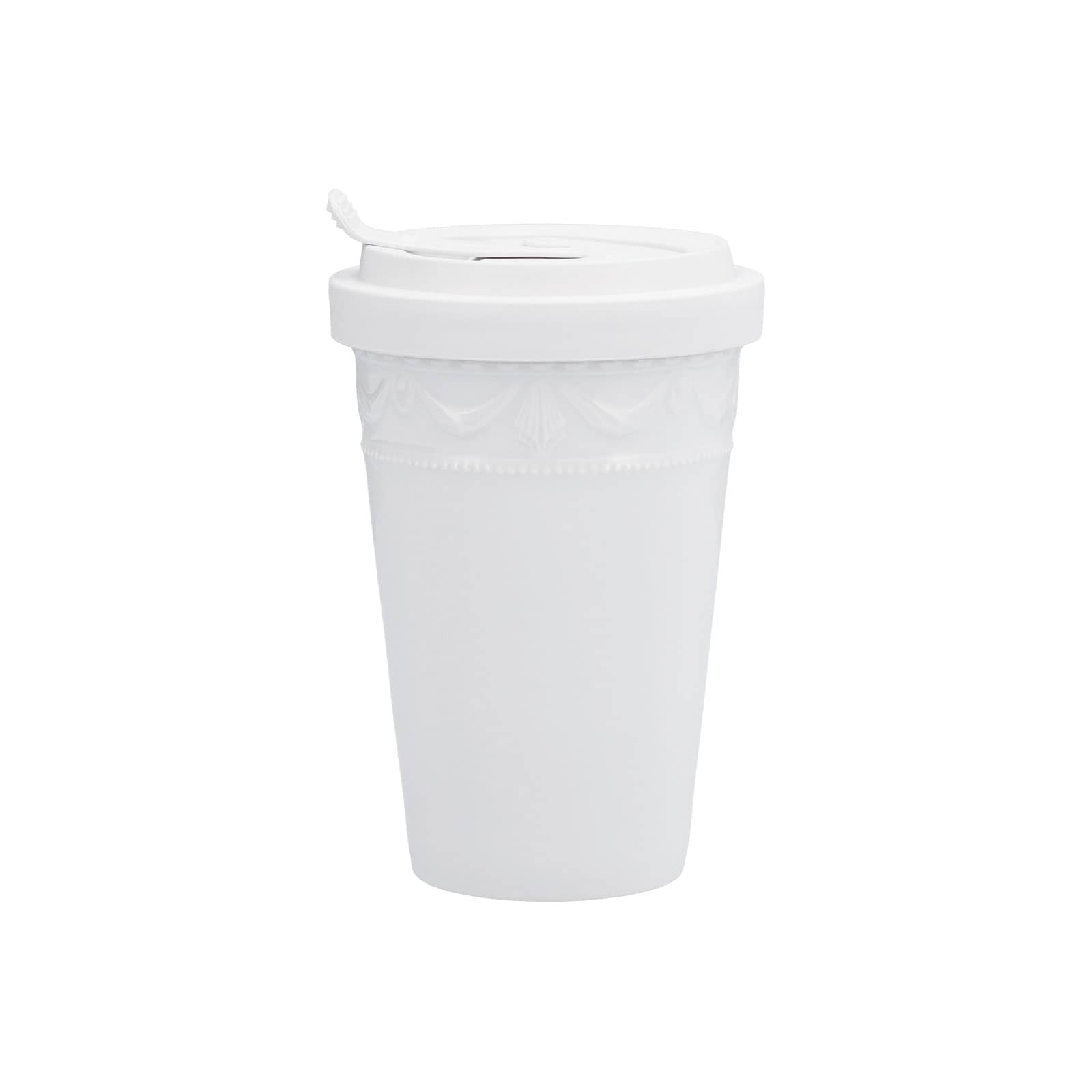 KPM -  Berlin Kurland weiß To-Go Becher mit Deckel