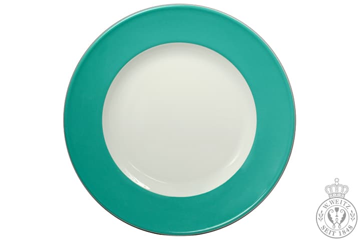 Dibbern Solid Color türkis Speiseteller 26cm