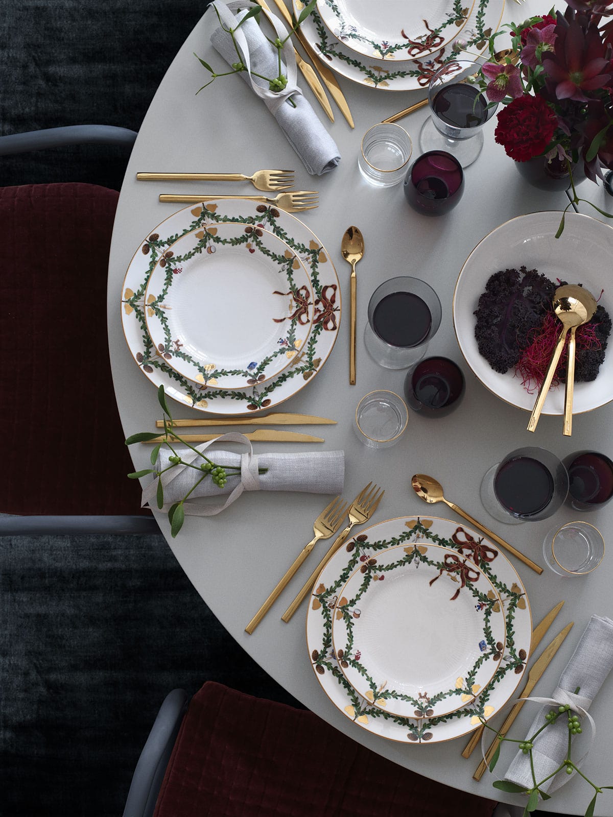 Royal Copenhagen Star Fluted Christmas Speiseteller 27cm 2503627